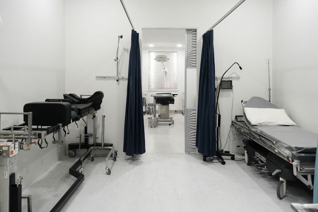 A photo of a surgical room within Care Centre.